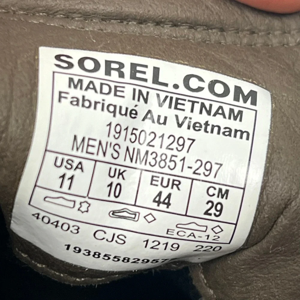 Sorel Madson II Moc Toe Waterproof Boots Mens 11 Grey Gorpcore Travel Casual